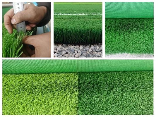 耐久建築 緑色 PE 12000 DTEX サッカー場のための合成芝生
