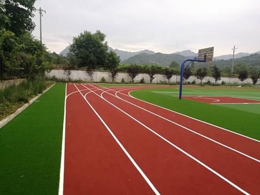 10mm-15mm 高さ 赤色 人工草 バドミントン ランニング・ウェイ・トラック スポーツ バドミントン